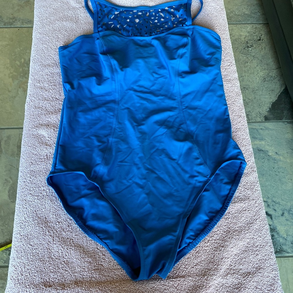 Blue Magic Suit with Underwire Built-in-Bra Size 12